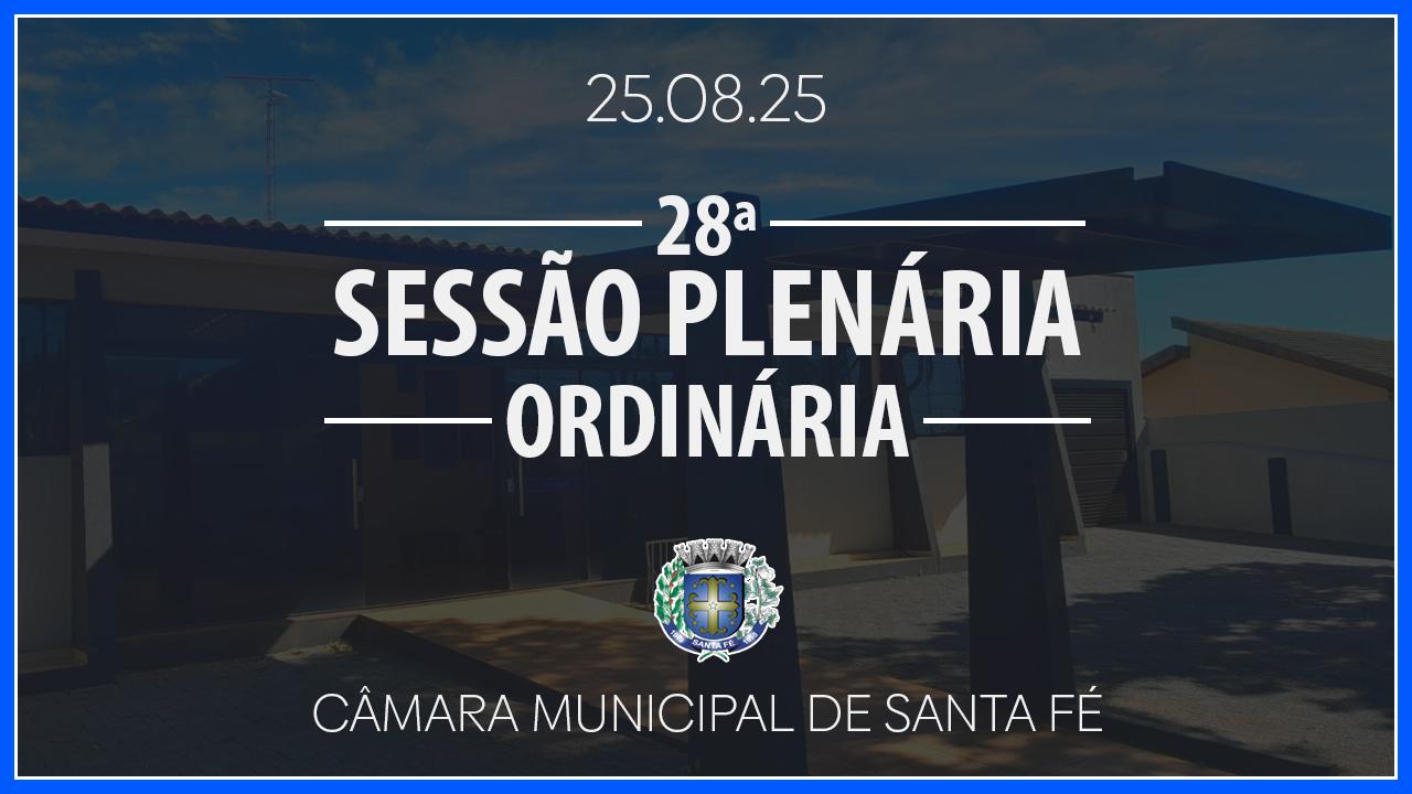 28ª Sessão Plenária Ordinária de 2025